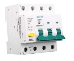 Автоматический выключатель дифференциального тока (дифавтомат, АВДТ) 16244DEK